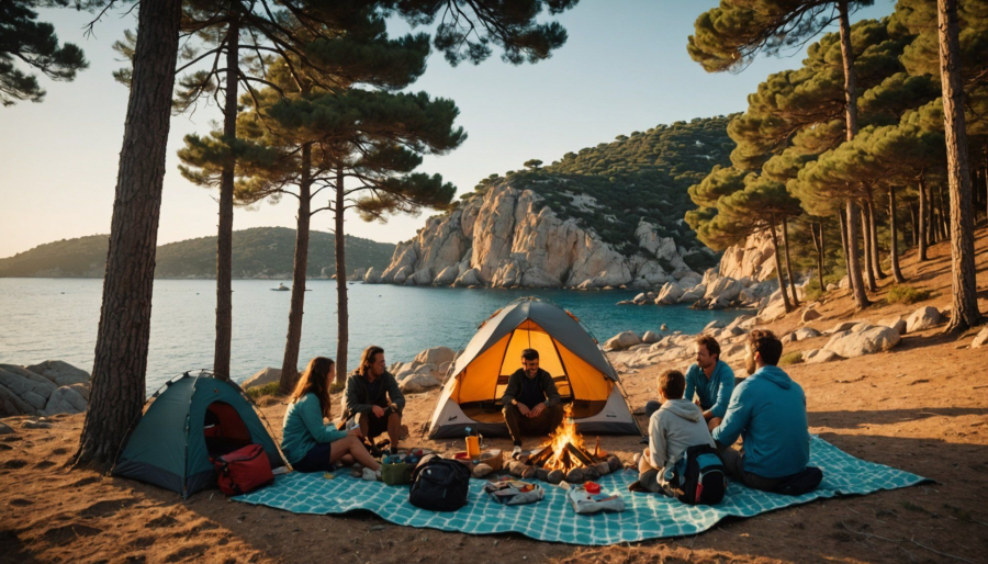 Camping en la costa brava para disfrutar en familia y naturaleza